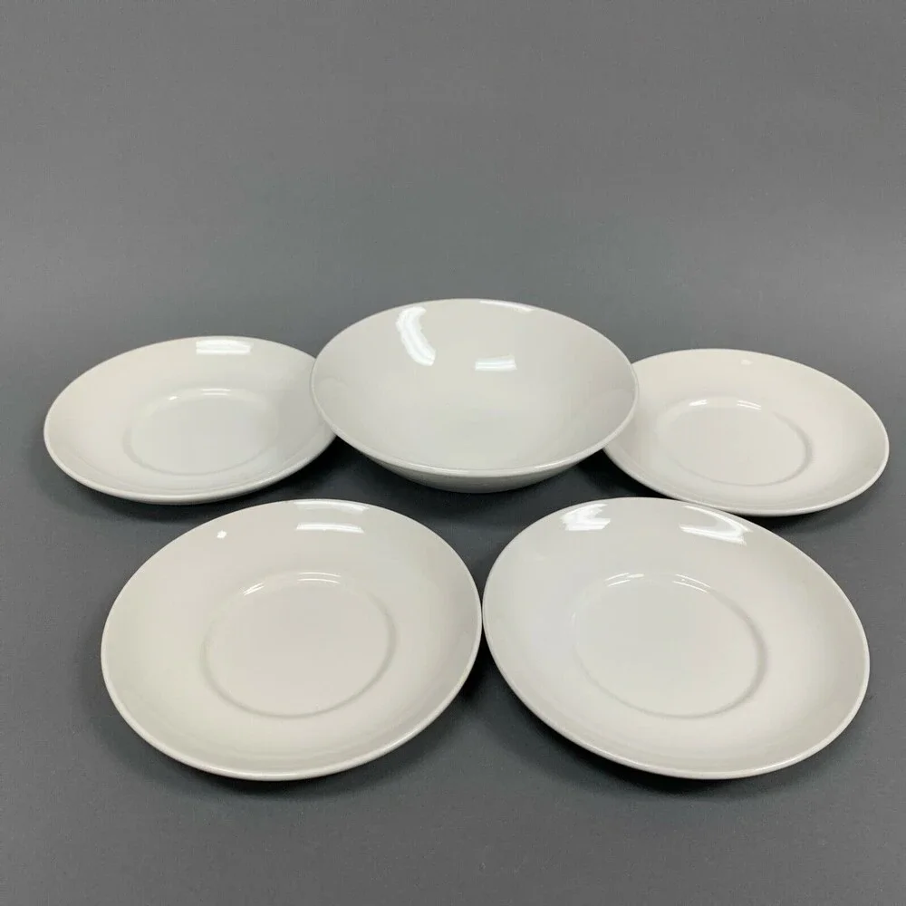 J & G Meakin Studio England Bowl and Saucers‎ Lot of 5